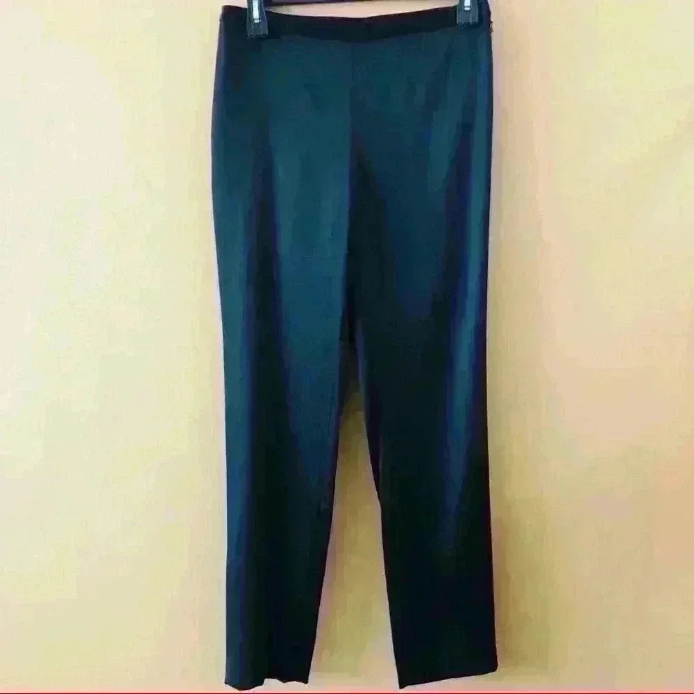 Chetta B 100% Silk Black Luxe Pants.